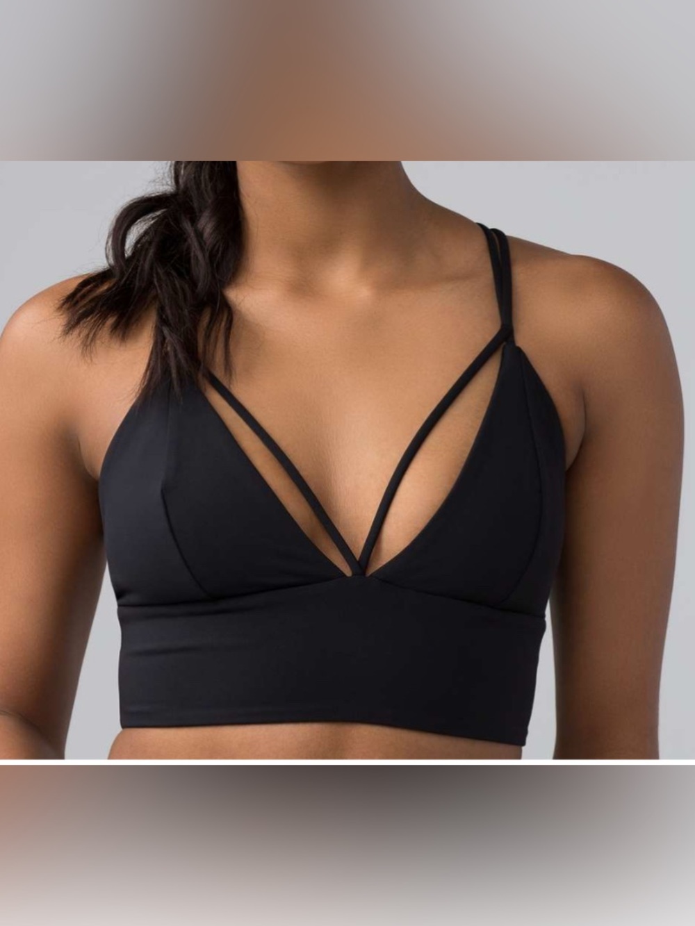 Lululemon Pushing Limits Bra Black Size 4